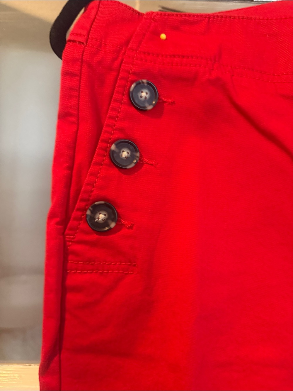 LOFT Red Wide-Leg Sailor Pants - Picture 3 of 4